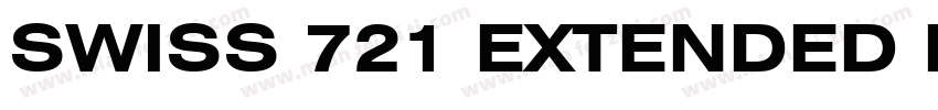 SWISS 721 EXTENDED BT字体转换